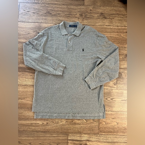 Mens Grey Long Sleeve Ralph Lauren XL - Picture 1 of 4